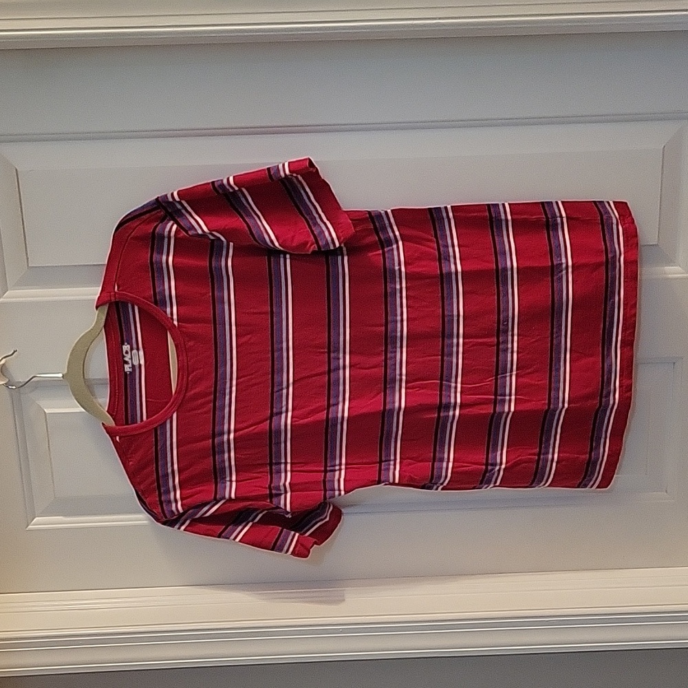 Childrens place red striped tee shirt XXL